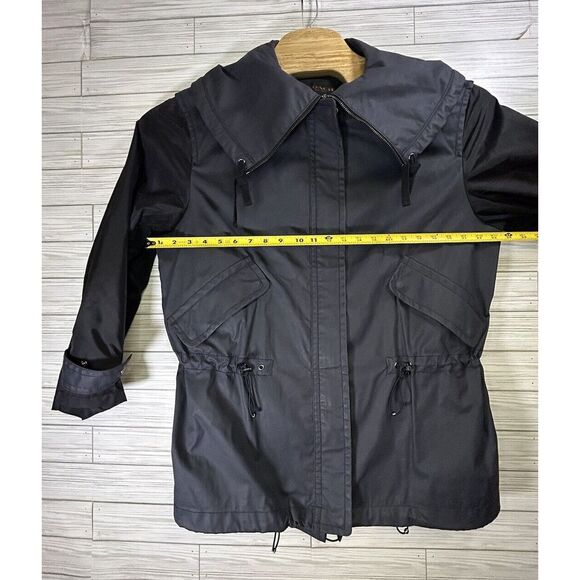 Coach Hadley Anorak‎ Rain Zip Up Jacket Navy Blue Casual Women's Sz Med - Picture 15 of 16